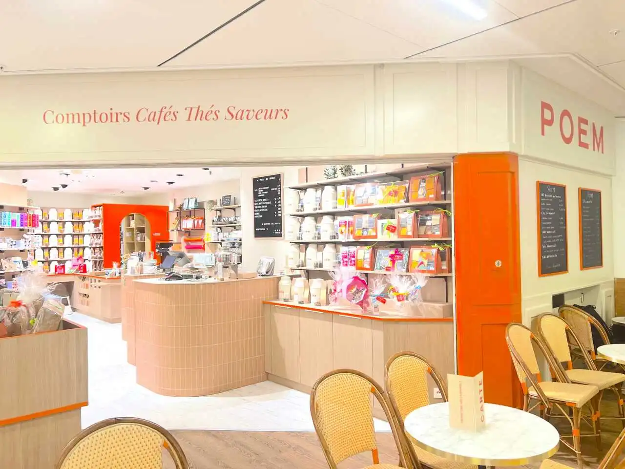 Boutique POEM COMPTOIRS P O E M Cafés Thés Saveurs — café & thé